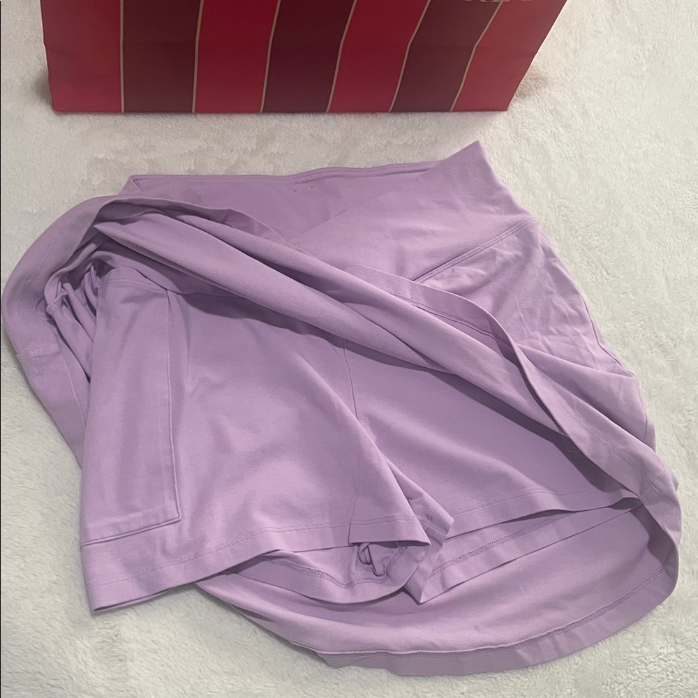 Pre Owned Victoria’s Secret PINK Active Skort lilac Size L - Picture 7 of 10